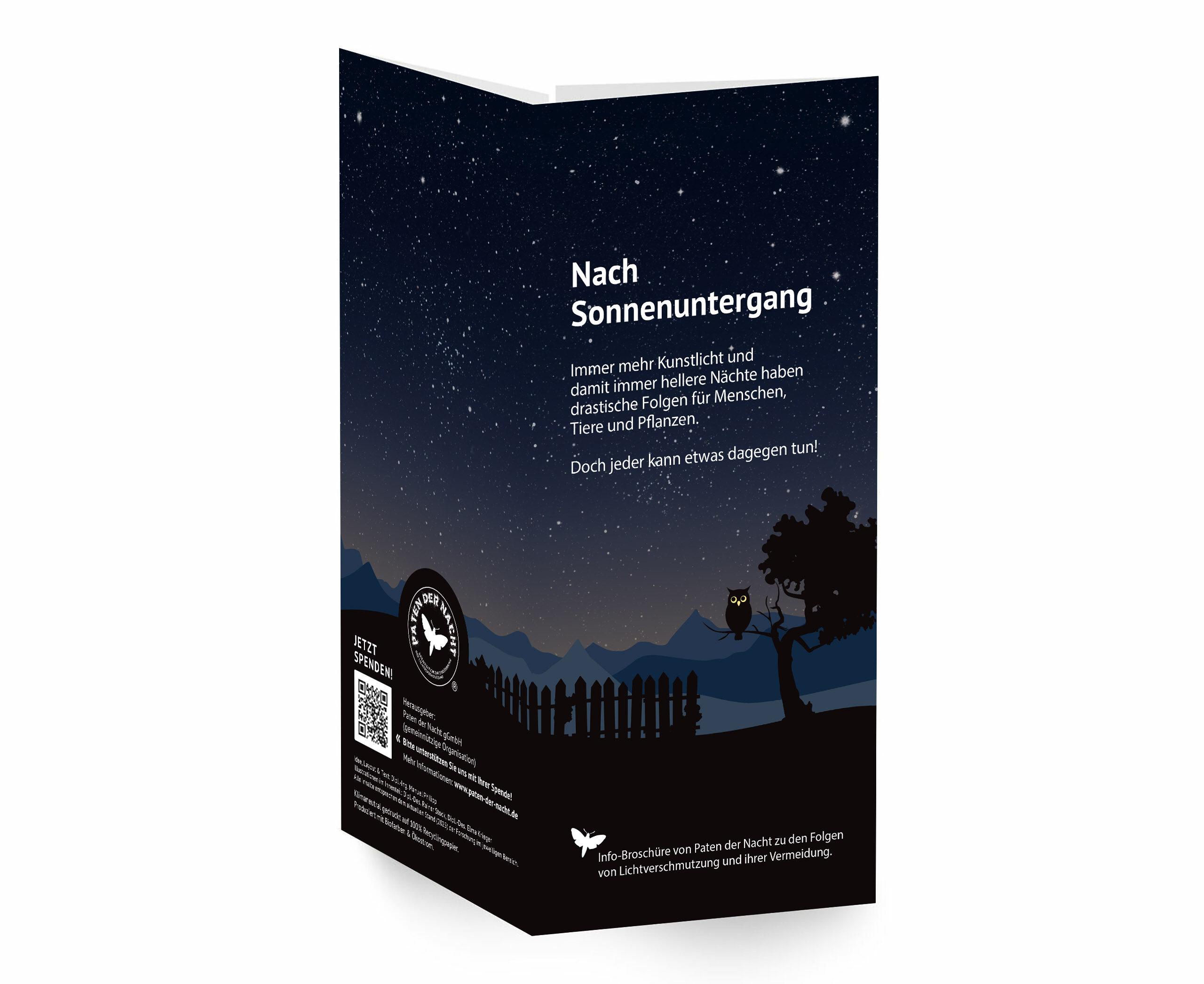 Flyer Lichtverschmutzung