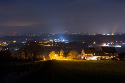 Lichtglocken durch Lichtverschmutzung 02